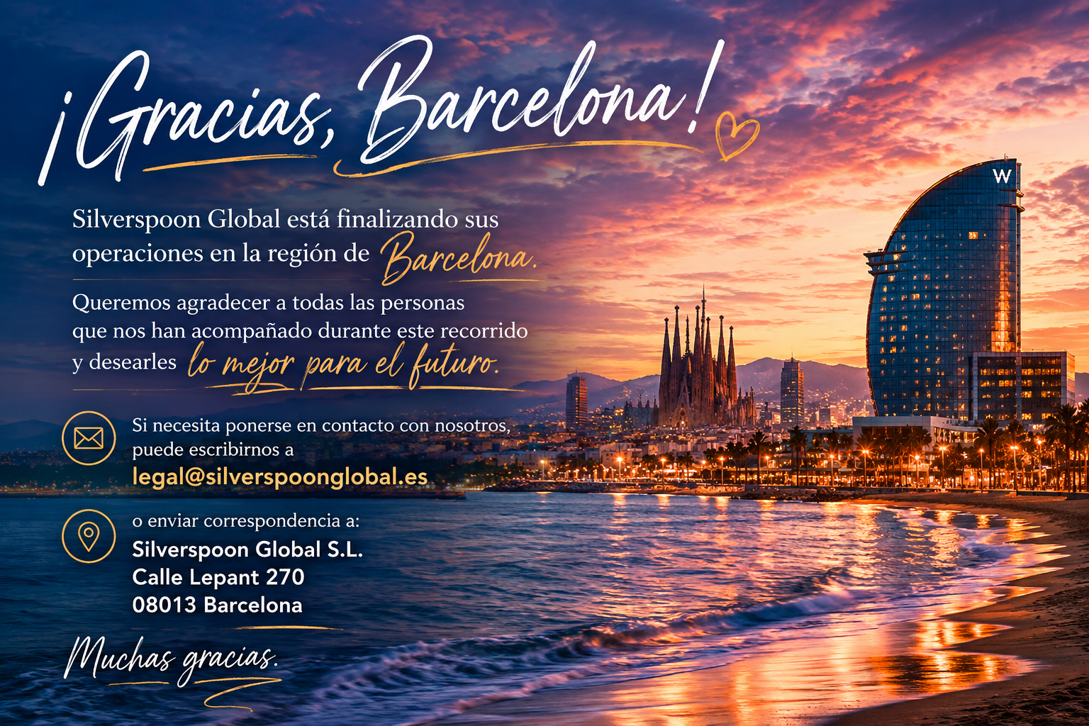 Gracias Barcelona